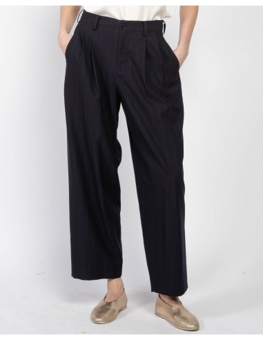 U-Double Tucked Wide Pants