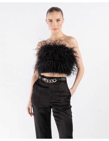 Feather Tube Top