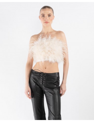 Feather Tube Top