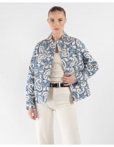 Seba Blue Paisley Jacket