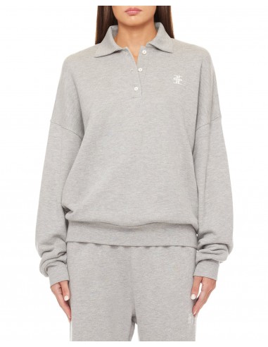 Oversized Polo Sweatshirt