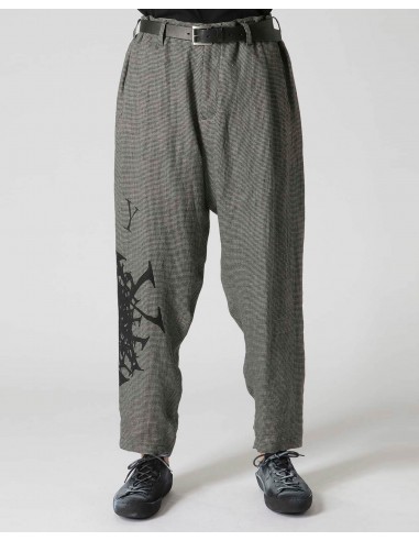 Houndstooth Print Pants