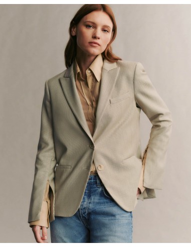 Boyfriend Blazer With Zippers