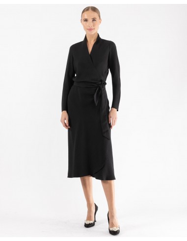 Long Sleeve Wrap Dress