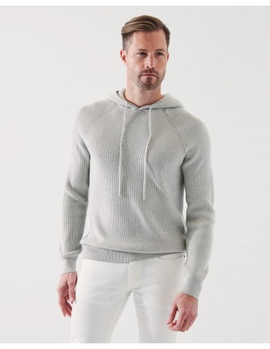 Merino Ribbed Hoodie