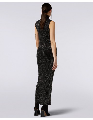 Sequin Ribbed Dress