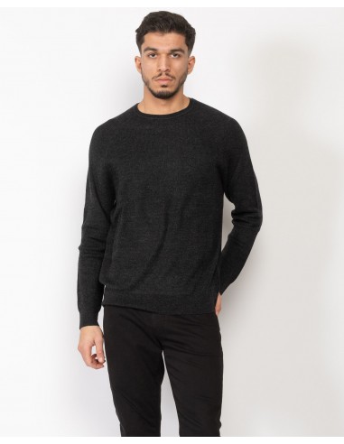 Merino Raglan Rib Crewneck