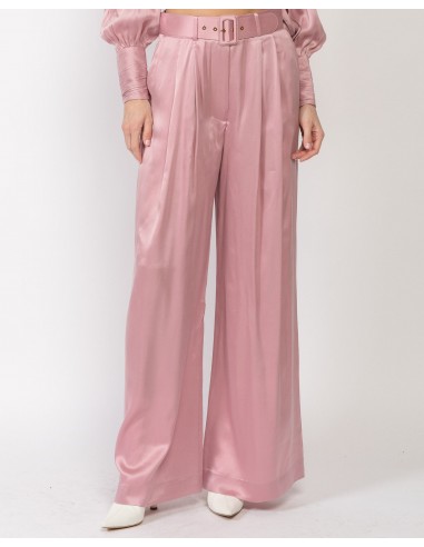 Silk Tuck Pants