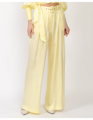 Silk Tuck Pants