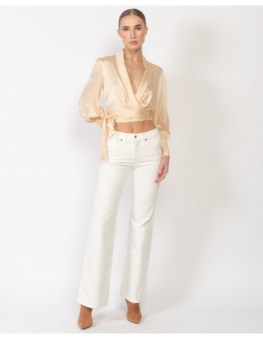 Silk Wrap Top