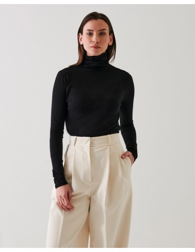 Fitted Funnel Neck Sweater