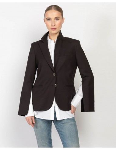 Boyfriend Blazer With Zipper