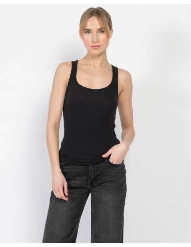 Rib Scoop Neck Top