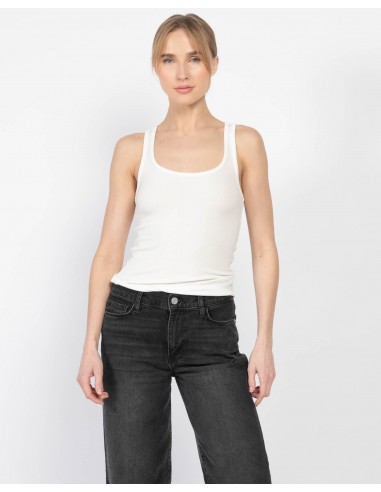 Rib Scoop Neck Top